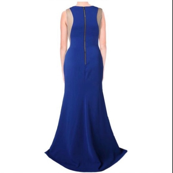 Nicole Bakti Sleeveless Illusion side gown - Picture 2 of 7